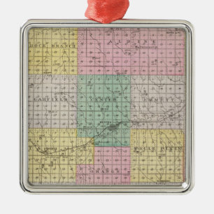 Norton County, Kansas Metalen Ornament