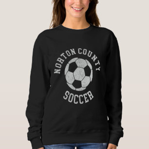 Norton County Voetbal Retro Versleten 90's Vintage Trui