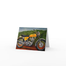 norton de gele klassieke fiets van de