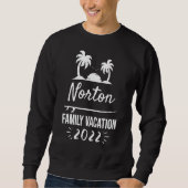 Norton Family Vacation Tropical Group Trip Beach Trui (Voorkant)