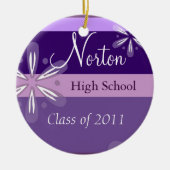 Norton Floral Class of 2011 Keepomwille Keramisch Ornament (Voorkant)