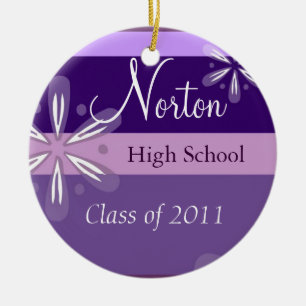 Norton Floral Class of 2011 Keepomwille Keramisch Ornament