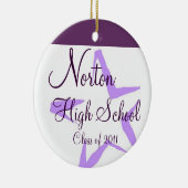 Norton High School Star Keepomwille Keramisch Ornament (Rechts)