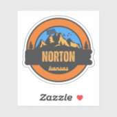 Norton, Kansas Sticker (Vel)