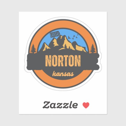 Norton, Kansas Sticker (Vel)