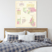 Norton, Lenora, Almena, Densmore, Almelo, Kansas Canvas Afdruk (Insitu (Slaapkamer))