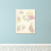 Norton, Lenora, Almena, Densmore, Almelo, Kansas Canvas Afdruk (Insitu (Houten vloer))