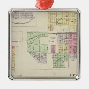 Norton, Lenora, Almena, Densmore, Almelo, Kansas Metalen Ornament