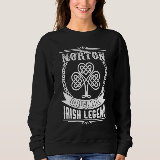 Norton originele Ierse legende st patricks dag 2t4 Trui (Voorkant)