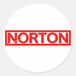 Norton Stamp Ronde Sticker