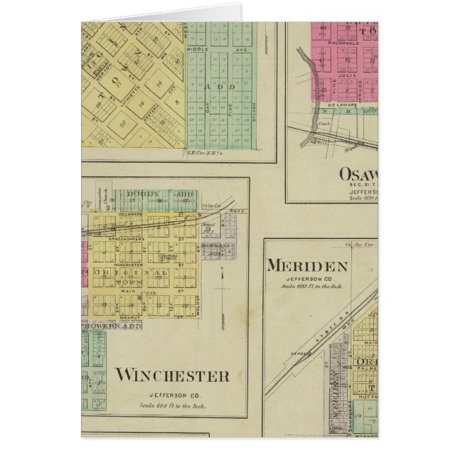 Nortonville, Osawkie, Winchester, Kansas (Voorkant)