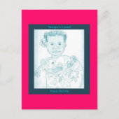 Norupa's hagedis briefkaart (Voorkant)