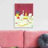 Noruz Haft Sin Tafelcanvas Print (Insitu (Woonkamer))