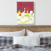 Noruz Haft Sin Tafelcanvas Print (Insitu (Slaapkamer))