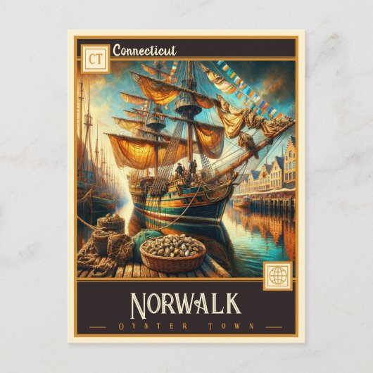 Norwalk, Connecticut |  BRIEFKAART (Voorkant)