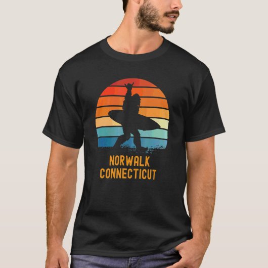 Norwalk Connecticut Sasquatch Souvenir T-shirt (Voorkant)