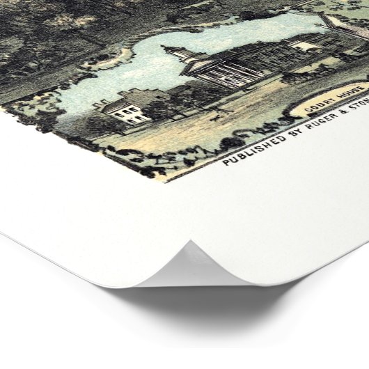 Norwalk, OH Panoramic Map - 1870 Poster (Hoek)