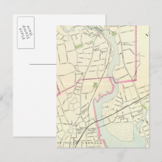 Norwalk, S Norwalk Briefkaart (Voorkant / Achterkant)