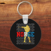 Norway Biathlon Norge Original Sleutelhanger (Voorkant)