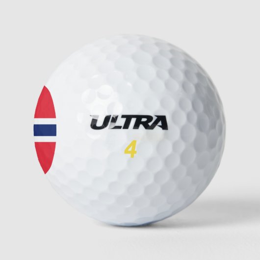 Norway Flag Emblem Golfballen (Logo)