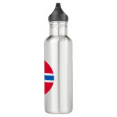 Norway Flag Waterfles (Rechts)