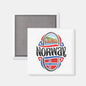 Norway Magneet (Voorkant / Achterkant)