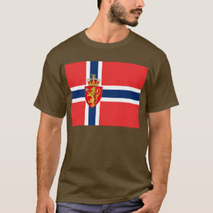 Norway, Norwegian flag, with coat of arms/Odee T-shirt