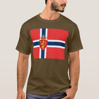 Norway, Norwegian flag, with coat of arms/Odee T-shirt