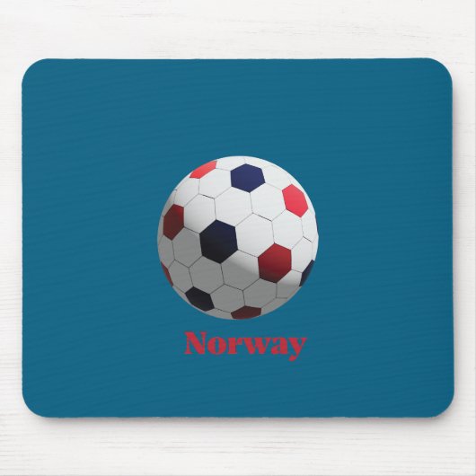 Norway Soccer Muismat (Voorkant)