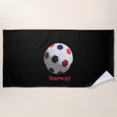 Norway soccer strandlaken (Voorkant)