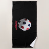 Norway soccer strandlaken (Voorkant)