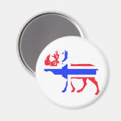 Norwege Elk Magneet (Voorkant / Achterkant)