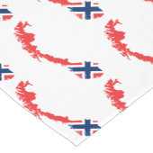 Norwegen Flagge Korte Tafelloper (Hoek)