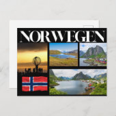 Norwegen Impressionen Briefkaart (Voorkant / Achterkant)