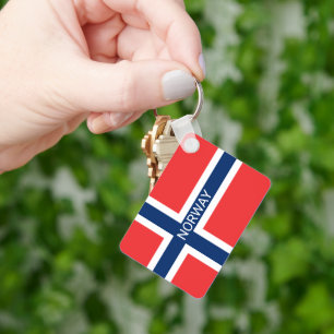 Norwegian Country Flag Custom sleutelhanger Gift