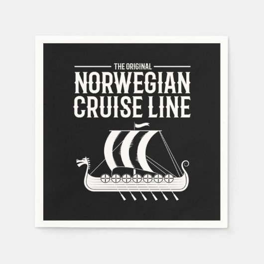Norwegian Cruise Line Vikings Nordic Servet (Voorkant)