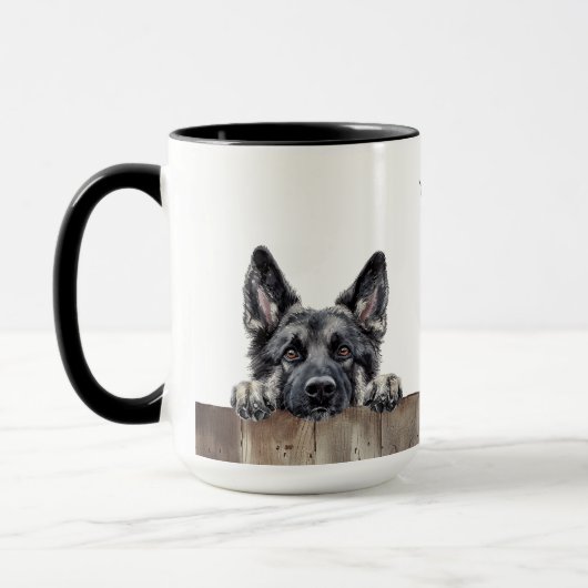 Norwegian Elkhound Dog Mok (Links)