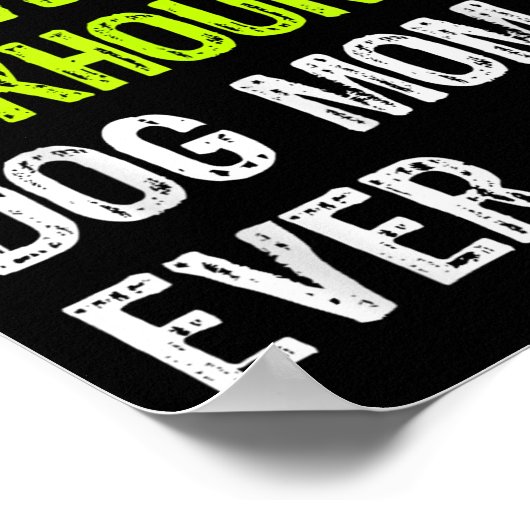 Norwegian Elkhound Dog Mom Ever Dog Lovers  Poster (Hoek)