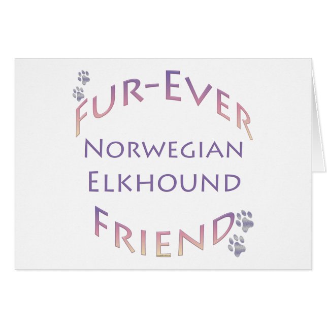 Norwegian Elkhound Furever (Voorkant Horizontaal)