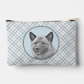 Norwegian Elkhound Schilderij Schattigee originele Etui (Achterkant)