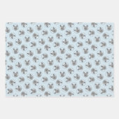 Norwegian Elkhound Schilderij Schattigee originele Inpakpapier Vel (Voorkant)