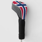Norwegian Flag - Custom Golf Club Head Hoesje Golfheadcover (Schuin)