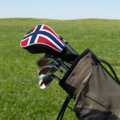 Norwegian Flag - Custom Golf Club Head Hoesje Golfheadcover (Insitu)