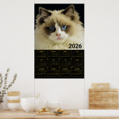 Norwegian Forest Cat – 2026 Wall Calendar Design Poster (Keuken)