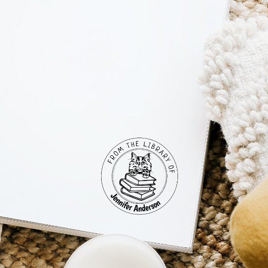 Norwegian Forest Cat, boek uit de bibliotheek van Rubberstempel