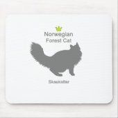 Norwegian Forest Cat g5 Muismat (Voorkant)