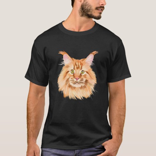Norwegian Forest Cat House Cat T-shirt (Voorkant)