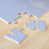 norwegian forest cat in snow legpuzzel (Zijkant)