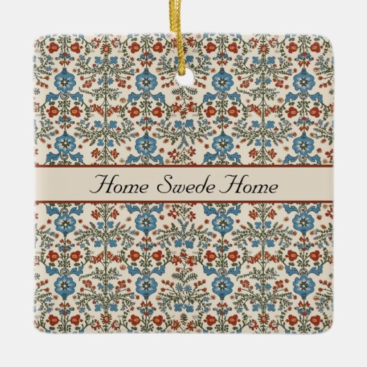 Norwegian Garden, op maat Keramisch Ornament (Voorkant)