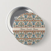 Norwegian Garden, op maat Ronde Button 7,6 Cm (Voorkant /achterkant)